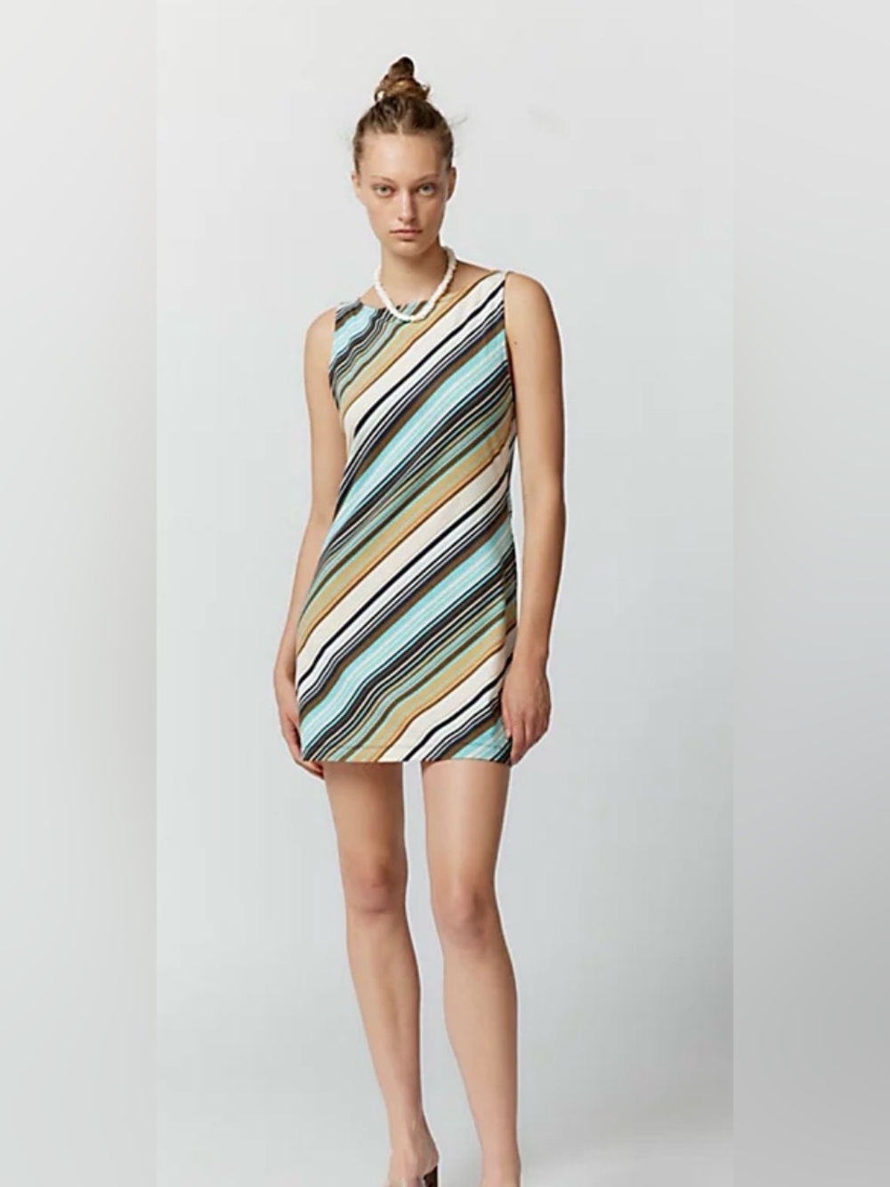 NWT Urban Outfitters "Cody" Multicolor Striped Bodycon Mini Dress.
